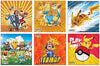 Pokemon Style Characters Jigsaw Puzzle Pack of 6 Total 96 Pieces Assortment 1