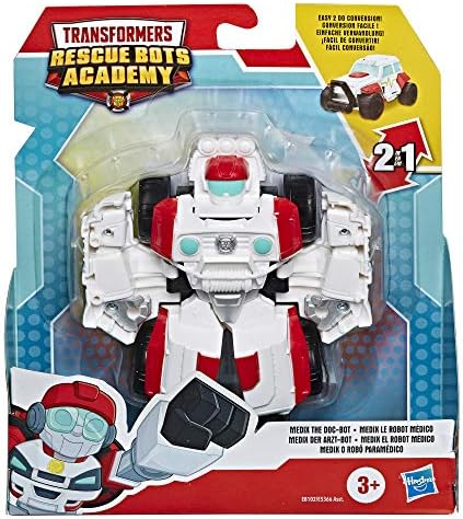 Transformers Playskool Heroes Rescue Bots Academy Medix The Doc-Bot Converting Toy 4.5