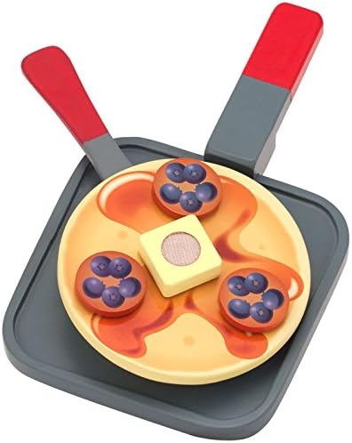 Melissa & Doug Melissa Doug Flip and Serve Pancake Set 19 pcs - Wooden Breakfast Play