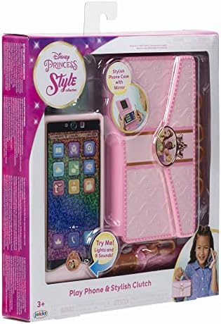 Disney Princess Style Collection Phone Includes 1 Play Phone 1 Clutch Case 1 Play Lip