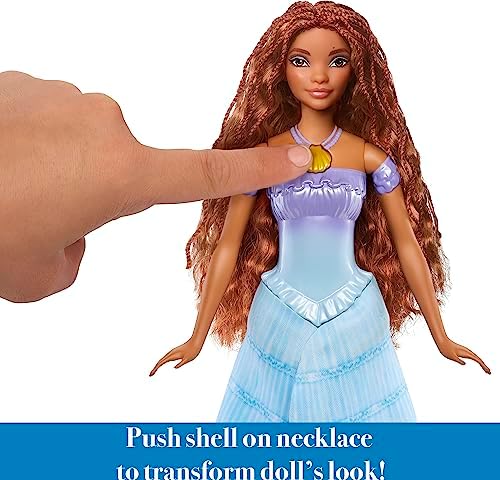 Mattel Disney Princess The Little Mermaid Transforming Ariel Fashion Doll