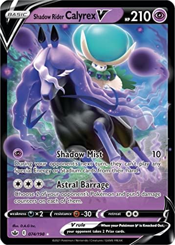 Pokemon TCG Shadow Rider Calyrex VMAX League Battle Deck 60 Cards Ready to Play Deck 3