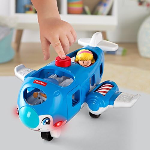 Fisher-Price Little People Musical Toddler Toy Travel Together Airplane with Lights