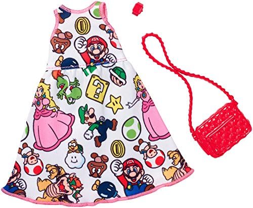 Barbie Super Mario Fashion White