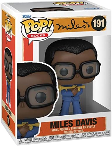 Funko POP Icons Miles Davis Funko Vinyl Figure Bundled with Compatible Box Protector Case