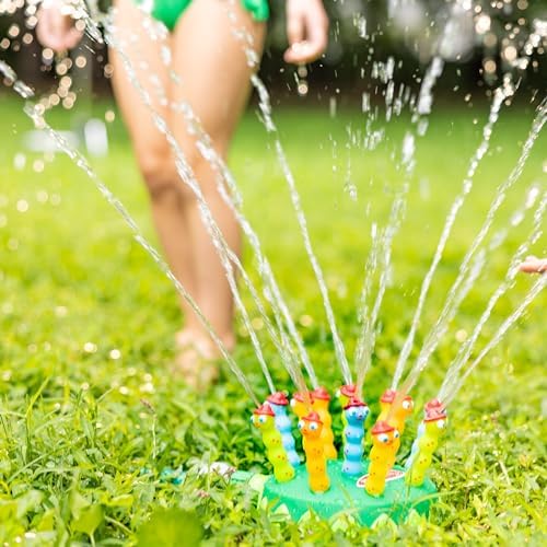 Melissa & Doug Melissa Doug Sunny Patch Splash Patrol Sprinkler Toy With Hose Attachment
