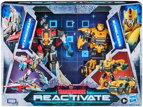Transformers Reactivate Video Game-Inspired Bumblebee and Starscream 2-Pack 6.5-inch