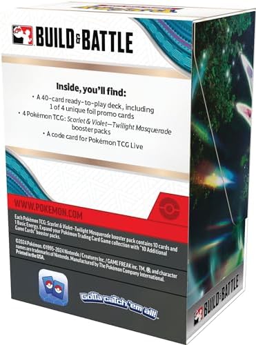 POKEMON TCG SCARLET AND VIOLET TWILIGHT MASQUERADE BUILD AND BATTLE