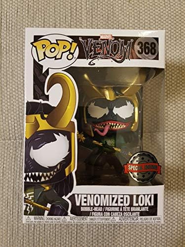 POP Funko Pop Marvel Venom - Venomized Loki Figure Multicolor