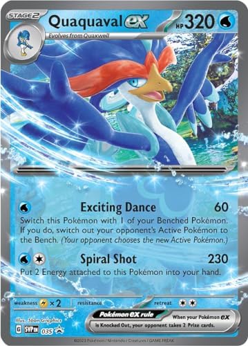 Pokemon - Quaquaval ex SVP 035 - Black Star Promo - Holo - Single Card
