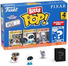 Funko Pop Bitty Pixar Mini 4-Pack - Wall-E EVE Remy Mystery Chase Figure - Styles May