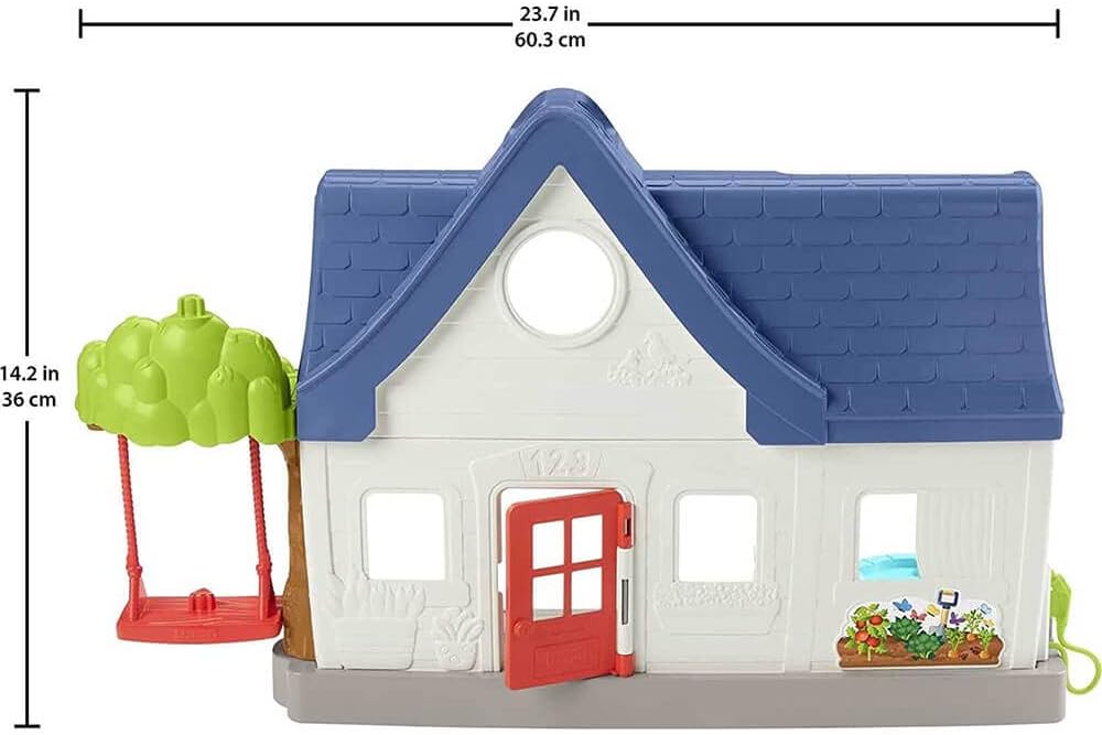 Fisher-Price Little People Toddler Learning Toy Friends Together Play House Set with