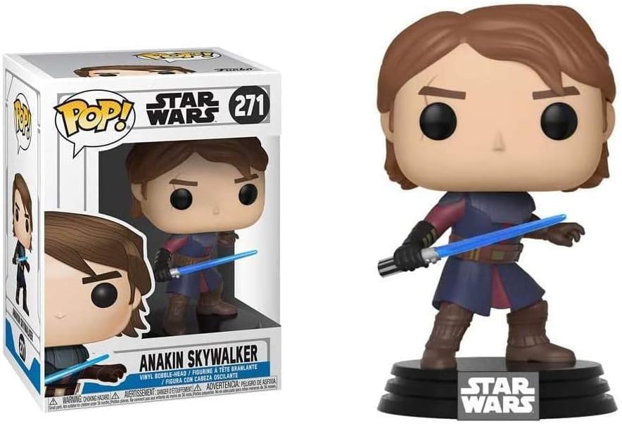 Funko POP Star Wars Clone Wars - Anakin Skywalker Funko Vinyl Figure Bundled with