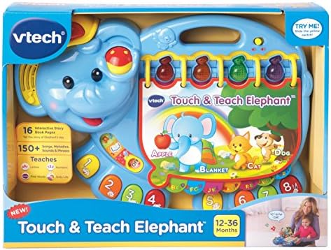 VTech Touch and Teach Elephant Purple