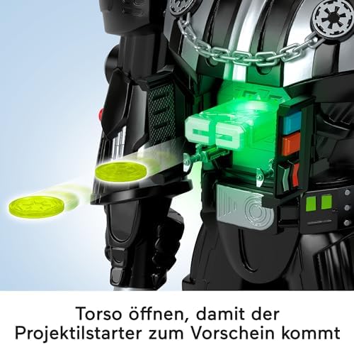 Fisher-Price Imaginext Star Wars Darth Vader Bot 2 Ft Tall Toy Lights Sounds Stormtrooper