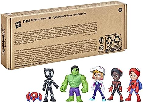 Hasbro Spidey and his Amazing Friends Marvel Hero Reveal Multipack with Mask-Flip Feature