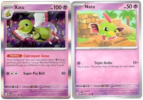 Pokemon Xatu 072182 - Paradox Rift - Pokemon Card Lot