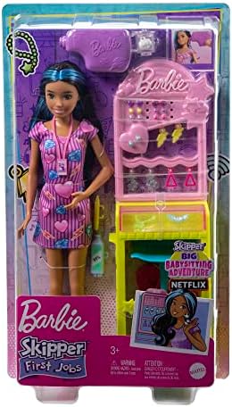 Barbie First Jobs Skipper Set with Dummy Doll