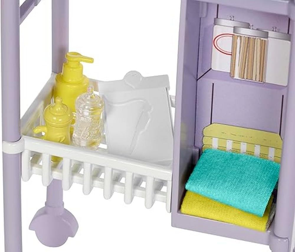 Barbie Careers Playset Baby Doctor Set with Blonde Fashion Doll 2 Baby Dolls Furniture