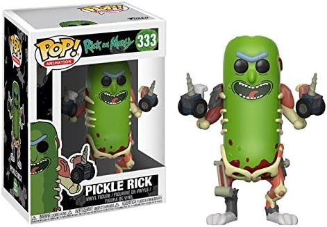Funko Pop Animation Rick Morty Pickle Rick Pickle Rick wLaser Vinyl Figures SET