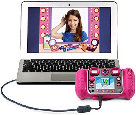 VTech KidiZoom Duo DX Digital Selfie Camera with MP3 Player Pink