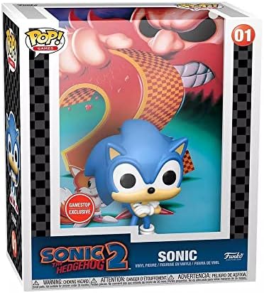 Funko Pop Game Cover Sonic The Hedgehog 2 Figure Packed in Hard case