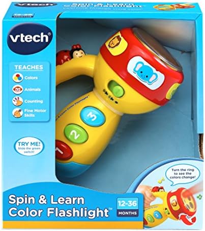 VTech Spin and Learn Color Flashlight Pink