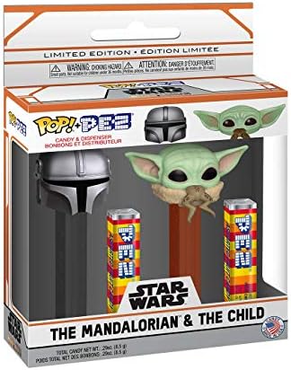 Funko Pop Pez Star Wars - The Child and Mandalorian 2-Pack