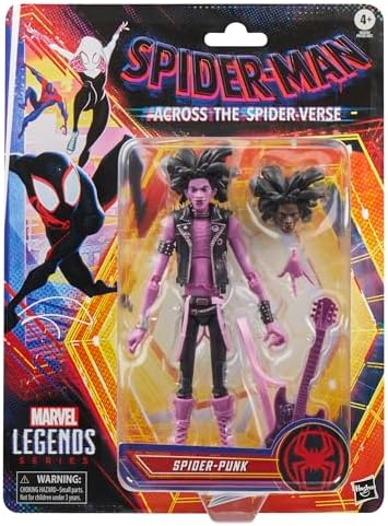 Marvel Legends Series Spider-Punk Spider-Man Across The Spider-Verse 6 Inch Action Figure