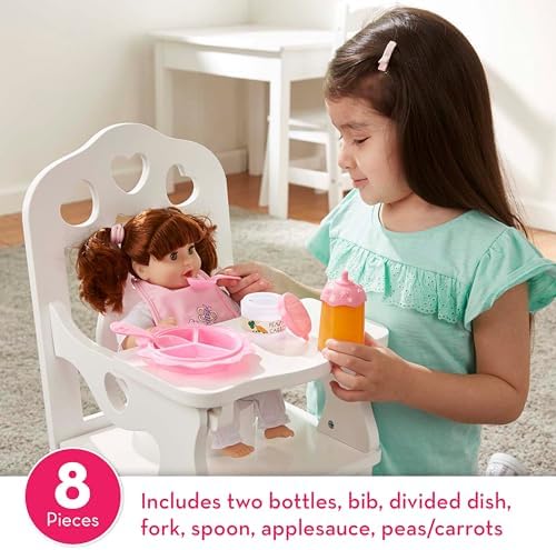 Melissa & Doug Melissa Doug Mine to Love Time to Eat Doll Feeding Set 8 pcs