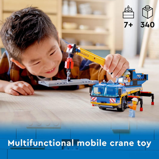 LEGO City Great Vehicles Mobile Crane Truck Toy Building Set