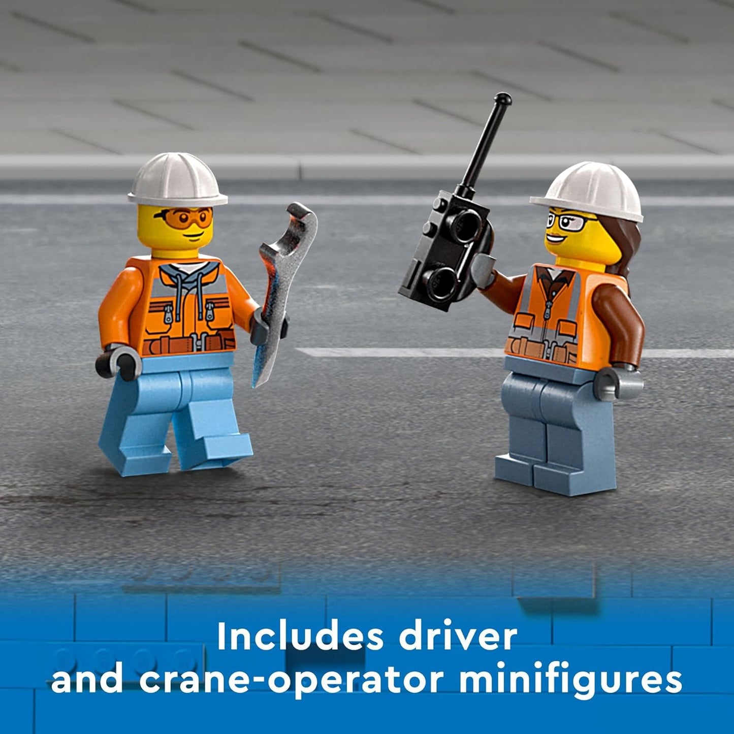 LEGO City Great Vehicles Mobile Crane Truck Toy Building Set