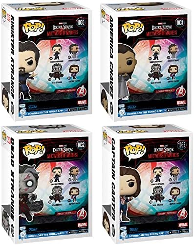 Funko Pop Marvel Movies Doctor Strange in The Multiverse of Madness Collectors Set - 4