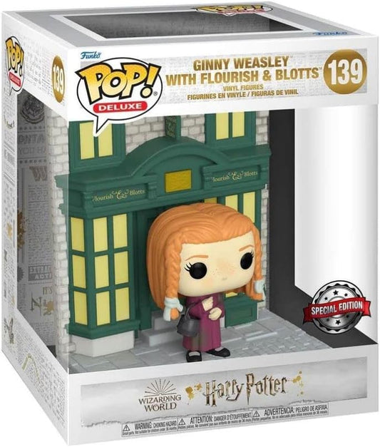 Funko Pop Deluxe Harry Potter 139 Ginny Weasley with Flourish Blotts