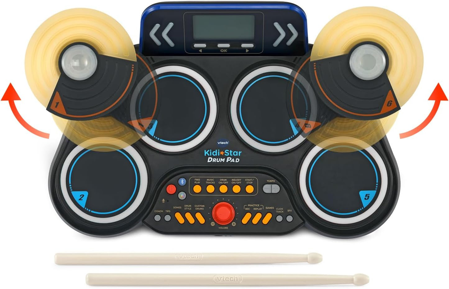 VTech Kidi Star Drum Pad Black