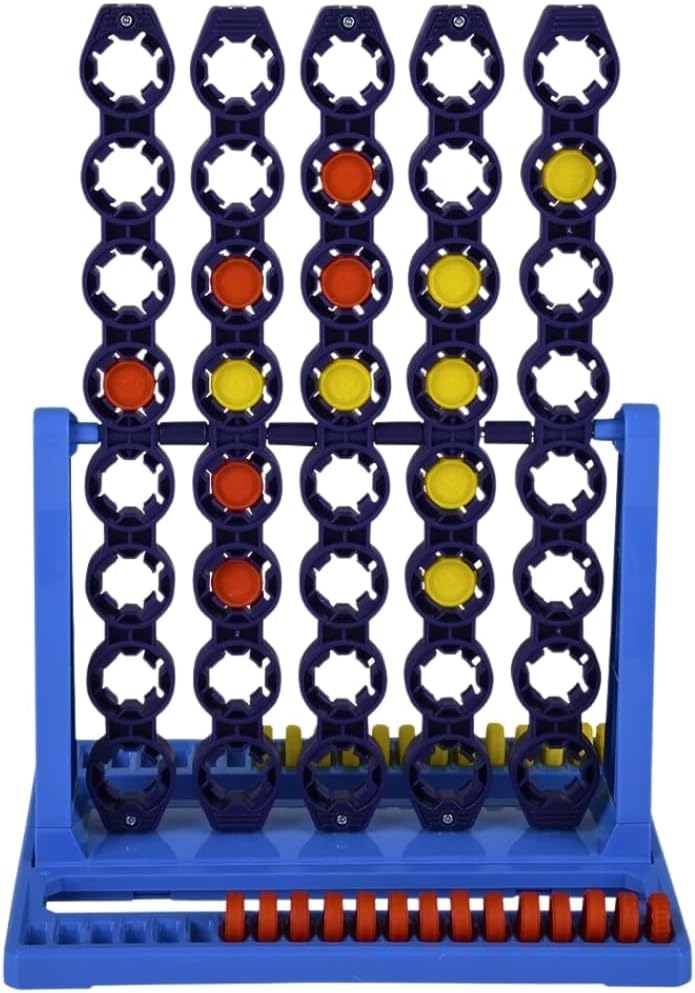 Hasbro Gaming Connect 4 Spin Game Features Spinning Connect 4 Grid 2 Player Board for