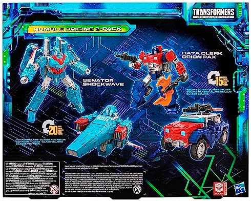Hasbro Transformers Legacy Evolution Voyager Senator Shockwave Deluxe Data Clerk Orion