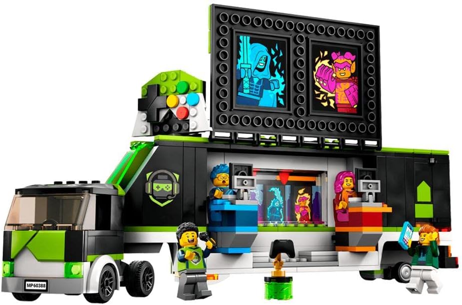 LEGO City Gaming Tournament Truck 60388 Gamer Gifts for Girls Boys and Esports Vehicle