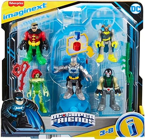 Fisher-Price Imaginext DC Super Friends Preschool Batman Battle Multipack 9-Piece Figure