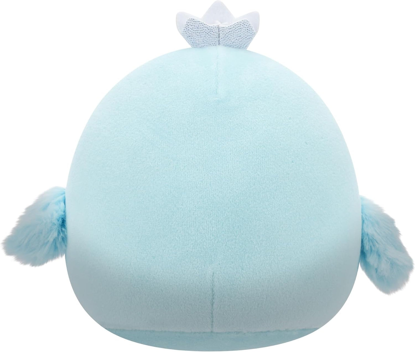 Squishmallows Original 5-Inch Cecilia Blue Swan with Silver Crown and Sparkle Belly - Official Jazwares Plush