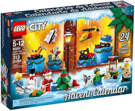 LEGO City Advent Calendar 60201 New 2018 Edition Minifigures Small Building Christmas
