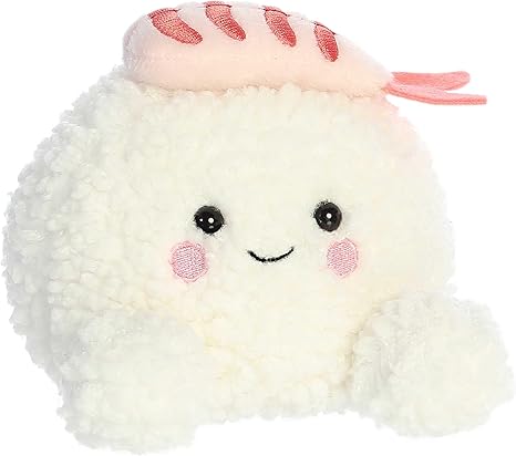 Aurora Adorable Palm Palsa EBI Shrimp Sushia Stuffed Animal - Pocket-Sized Play -