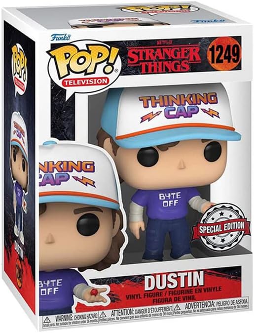 Funko POP Television Stranger Things Dustin Byte Off Pop Figure