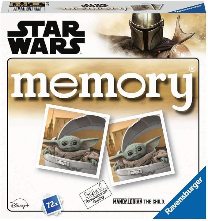 Ravensburger 20671 - The Mandalorian Memory Star Wars The Classic Game for All Star Wars