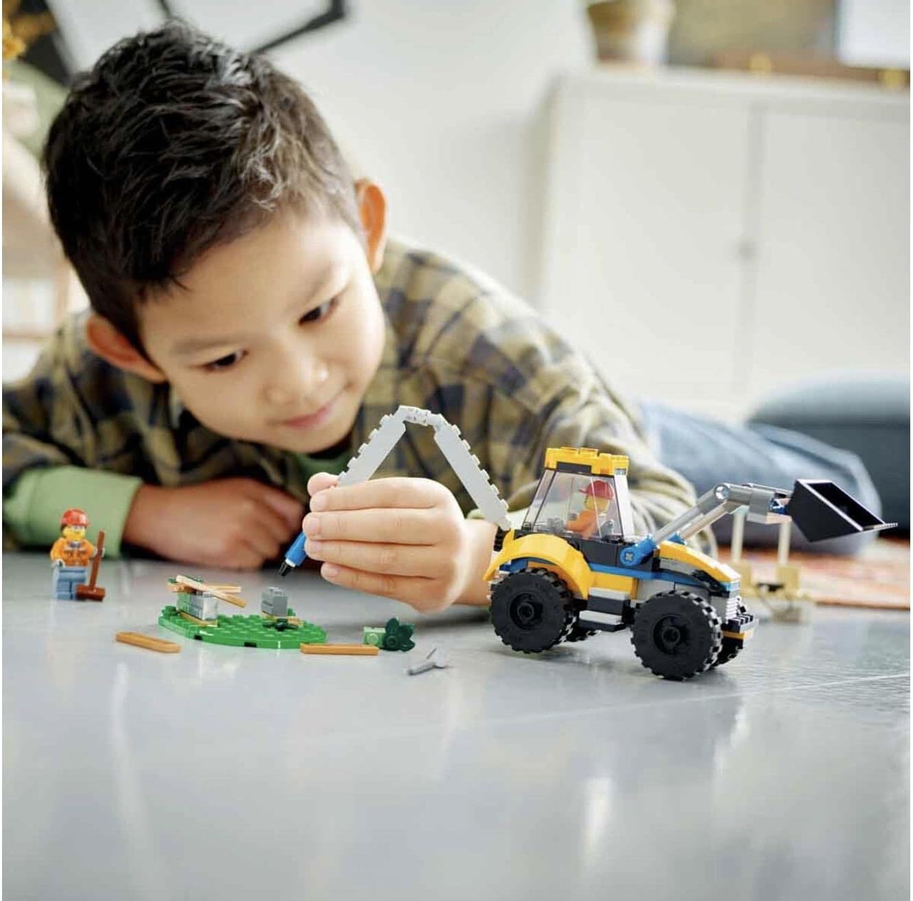 LEGO 60385 City Great Vehicles Excavator Building Set