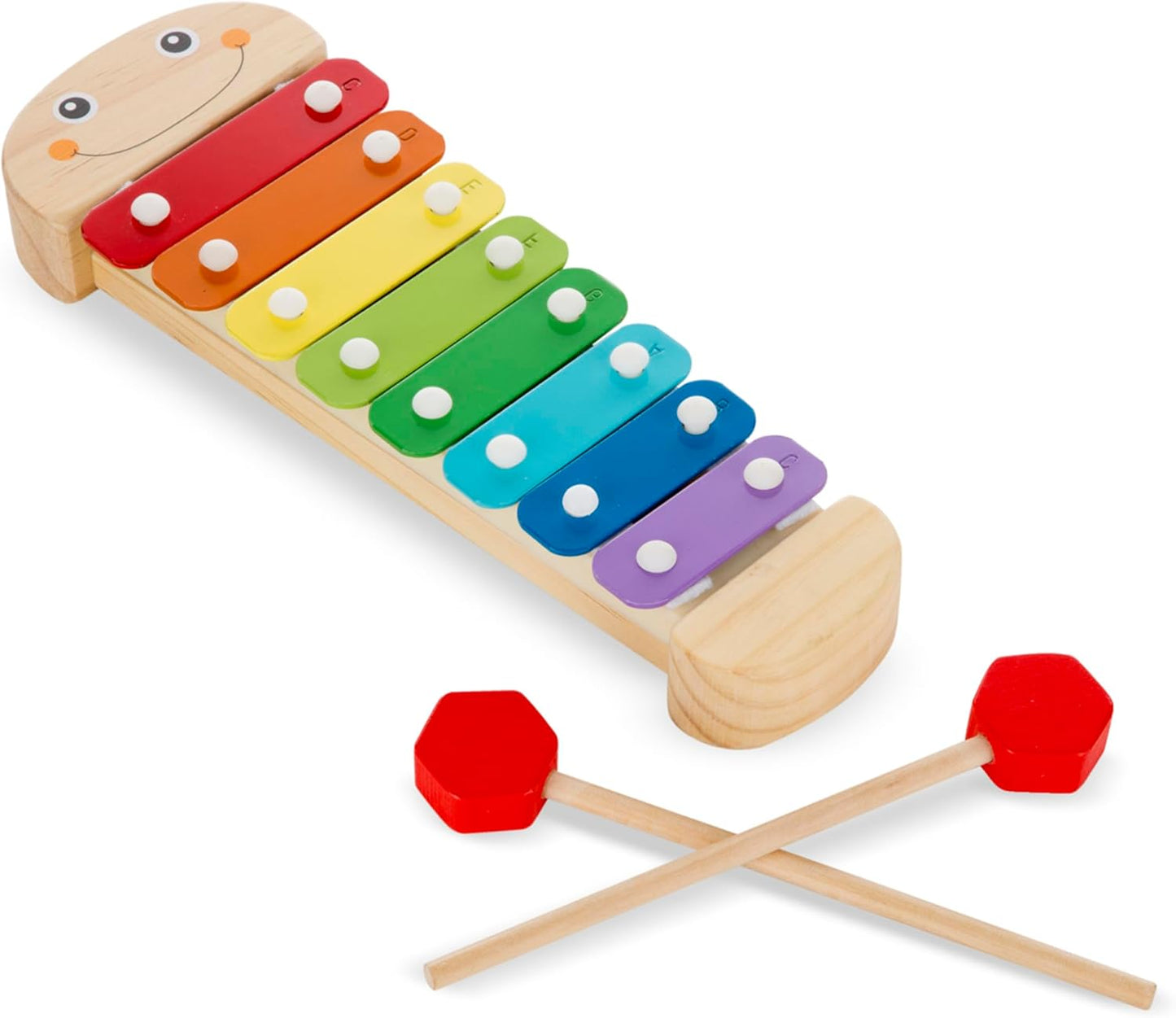Melissa & Doug Melissa Doug Caterpillar Xylophone Musical Toy With Wooden Mallets 15.25 x