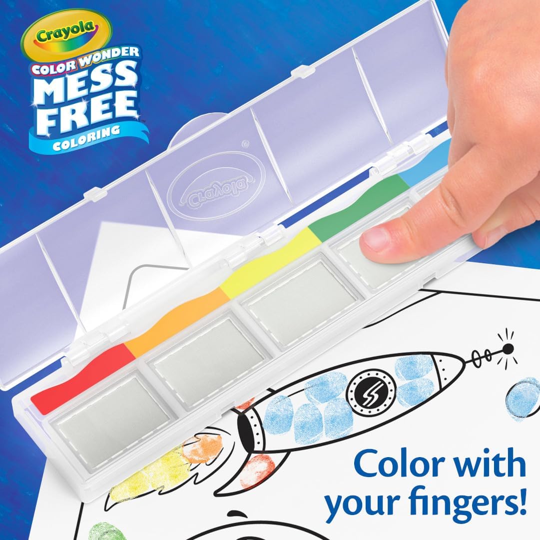 Crayola Color Wonder Mess Free Fingerprint Ink Painting Activity Set Finger Painting