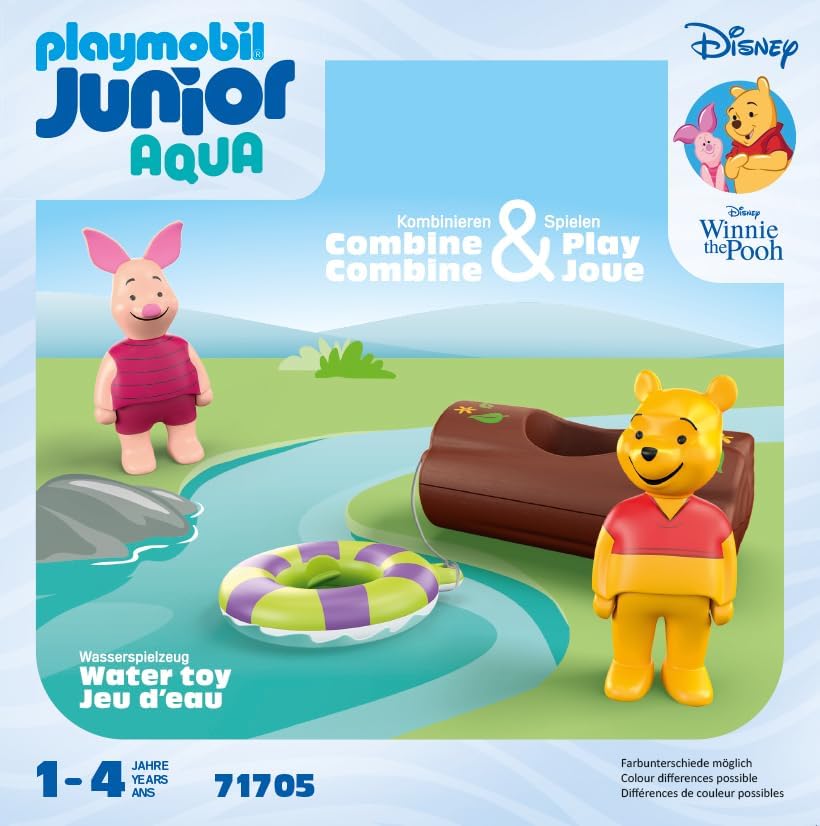 PLAYMOBIL Junior Disney Winnie The Pooh's Piglet's Water Adventure