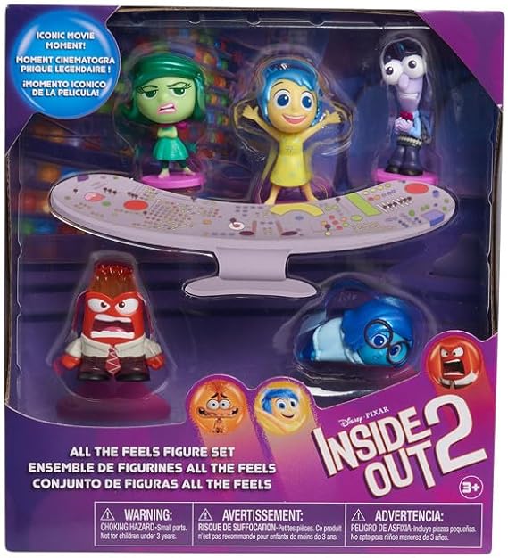 Just Play Disney and Pixar Inside Out 2 All the Feels Figure Set for Ages 3 Up by Just