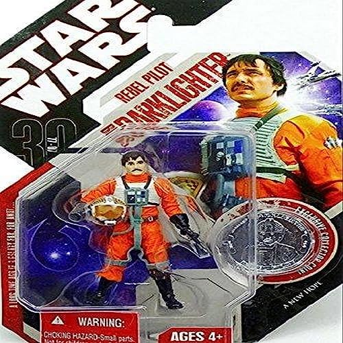 Hasbro Star Wars 30th Anniversary BIGGS DARKLIGHTER with Plastic Collector Coin